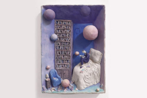 Pensierini - 2015 terracotta policroma cm. 50x20x7  