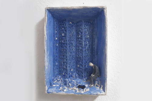  Il libro che non c'è - 2015 terracotta policroma cm. 15x20x5